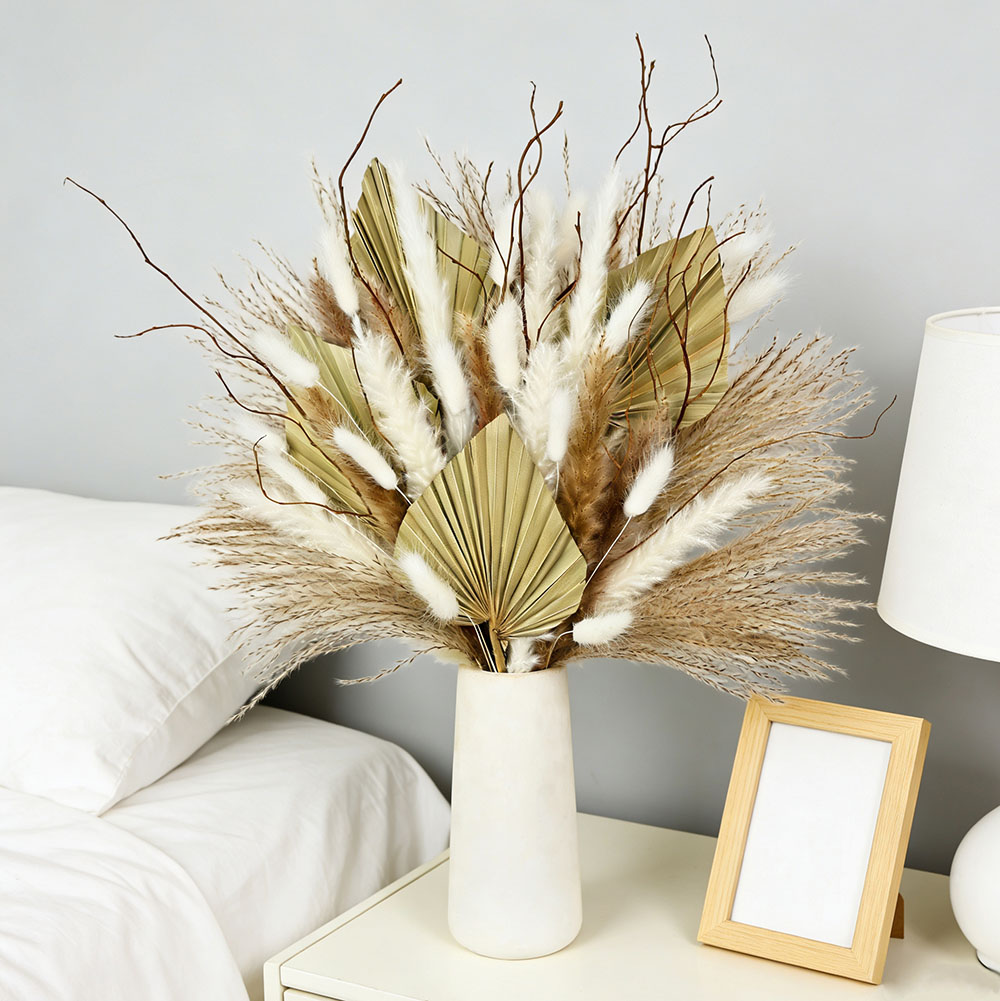Palm Leaf Dried - باقة أوراق النخيل المجففة الطبيعية مزيج