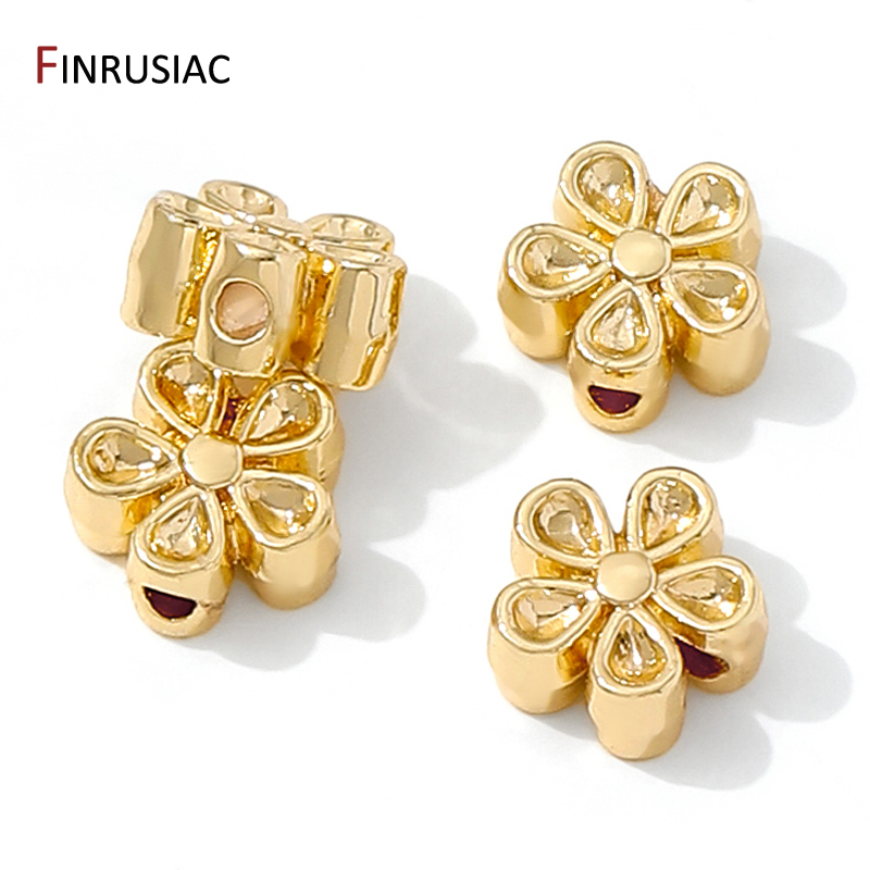 14K مطلية بالذهب النحاس زهرة خ - مراجعة Flower Supply وسعره