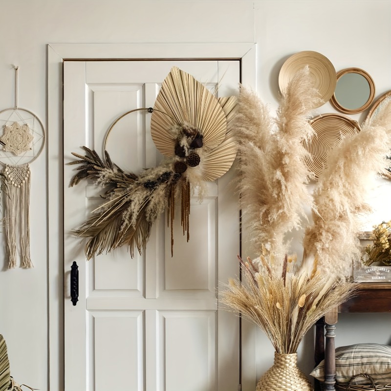 مجموعة من 105 قطعة من عشب البا - مراجعة Palm Leaf Dried وسعره
