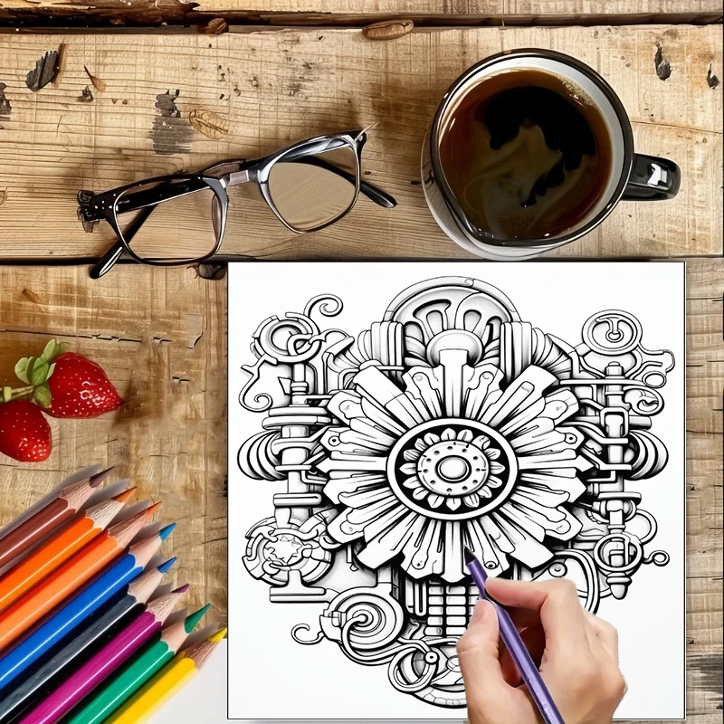 كتاب تلوين بتصميم زهور ستيمبان - مراجعة Flower Supply وسعره