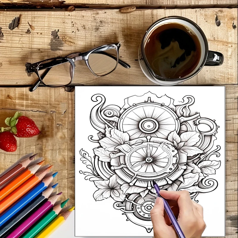 كتاب تلوين بتصميم زهور ستيمبان - مراجعة Flower Supply وسعره